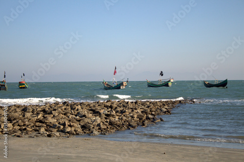 Saint Martin the Beauty of Bangladesh. St. Martin's Island is a small island in the northeastern part of the Bay of Bengal, about 9 km south of the tip of the Cox's Bazar.