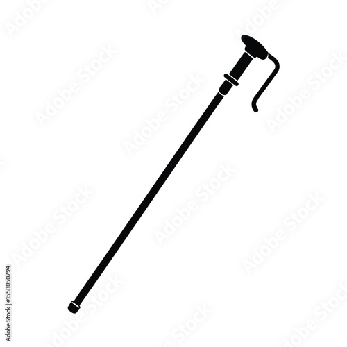 Trekking Poles Icon Outline Vector Illustration