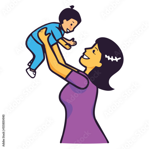 Parenting Moment Silhouette Icon

