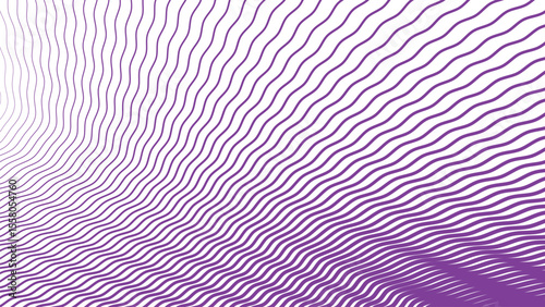 Purple Wavy Stripes Line Seamless Pattern Background for Stylish Fabric Wallpaper and Digital Design