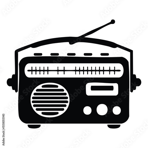 Vintage Audio Device Icon
