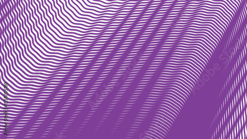 Purple Wavy Stripes Line Seamless Pattern Background for Stylish Fabric Wallpaper and Digital Design