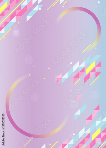 春色グラデーション背景素材（淡いピンクとパープルの洗練デザイン）　–Spring Gradient Background –