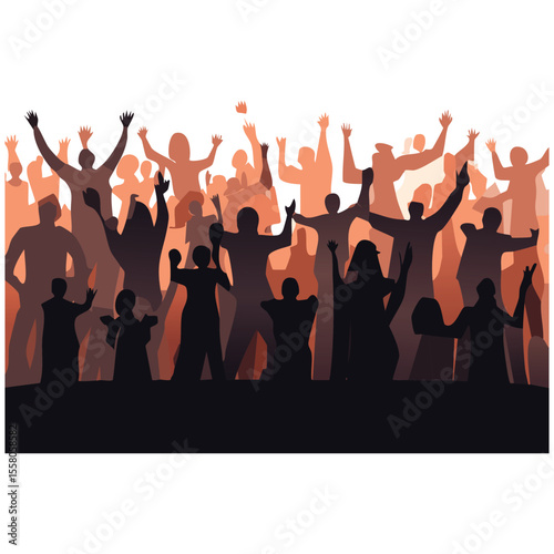 Multiple People Silhouette Icon
