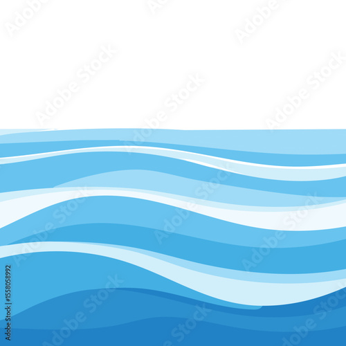Blue Water Ripples Pattern
