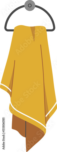 Yellow Bathroom Towel

