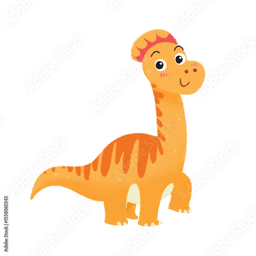 cute dinosaur vector image for icon,sticker,decoration
