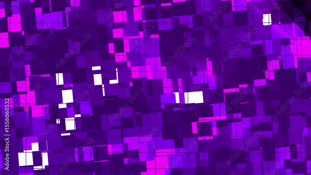 Padrão Abstrato em Tons de Violeta e Magenta