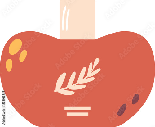 Perfume fragrance bottle vector illustration