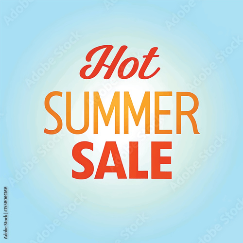 Hot Summer Sale: Bright and Exciting Promotional Design