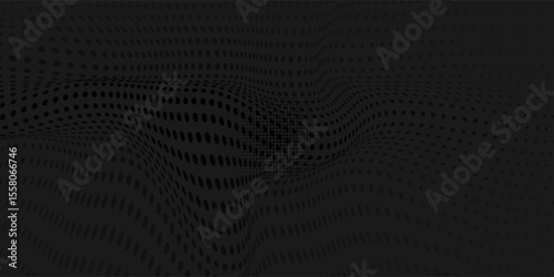 Black metal texture steel background. Perforated sheet metal.