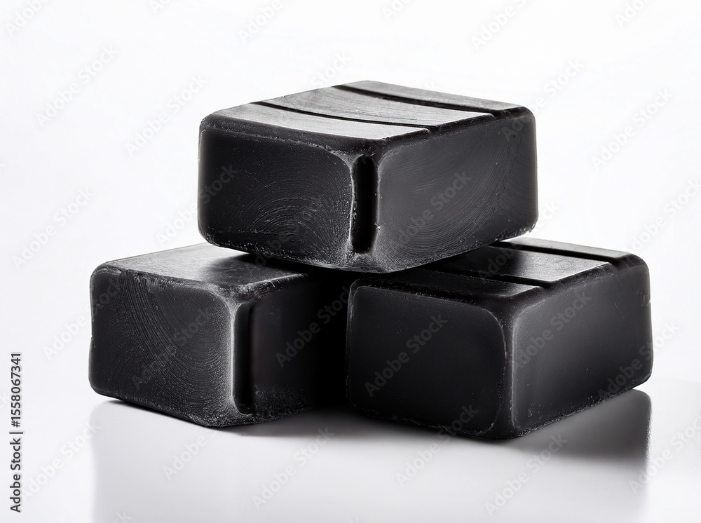 soap bars on white background soap bars on white background