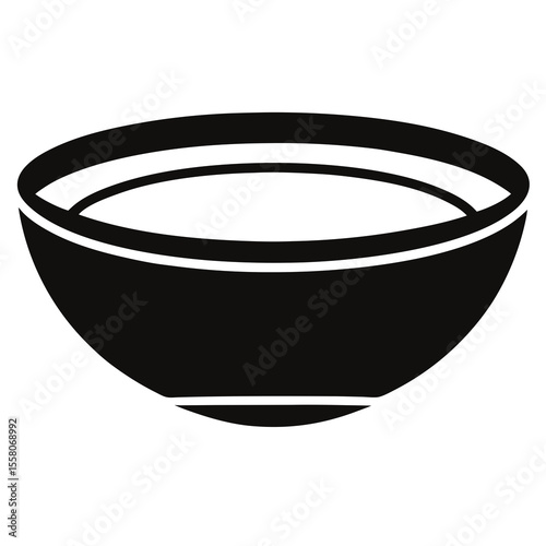 white bowl vector