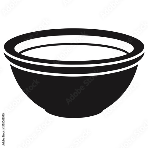 bowl on white background