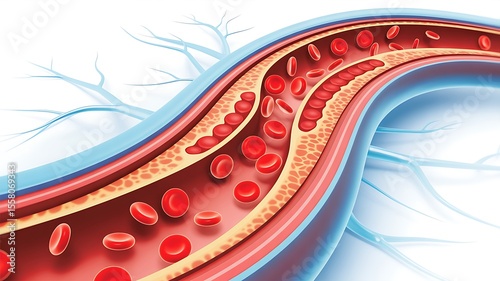 Human Cardiovascular System Detailed Anatomy of Arteries and Blood Flow
