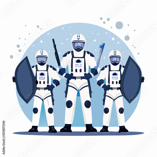 police vector illustration