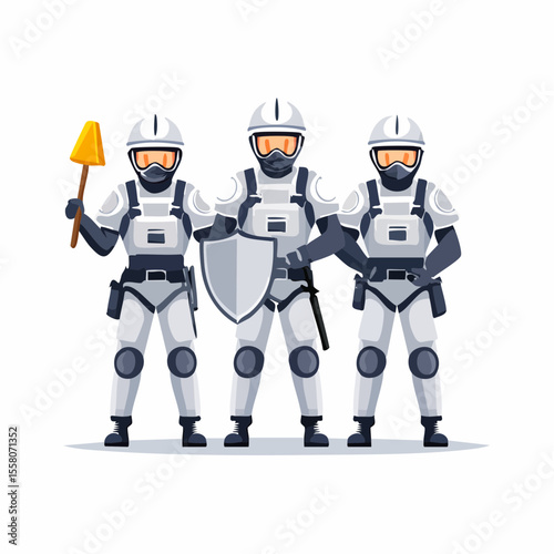 police vector illustration