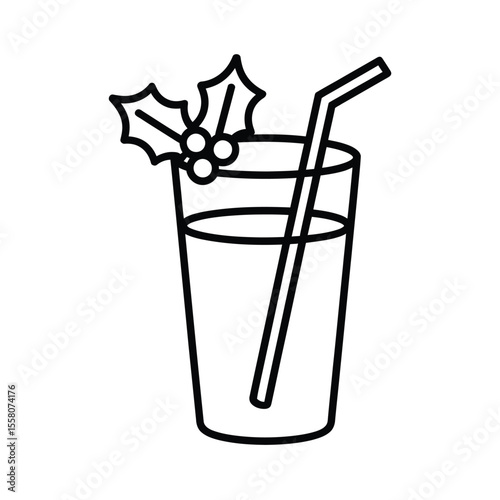 Simple line drawing of a black and white sports bra with criss cross straps