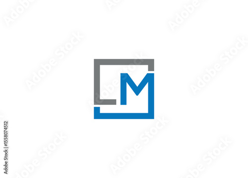 Letter LM logo design vector icon template