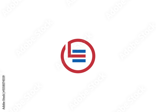 Letter LE modern logo design vector icon template