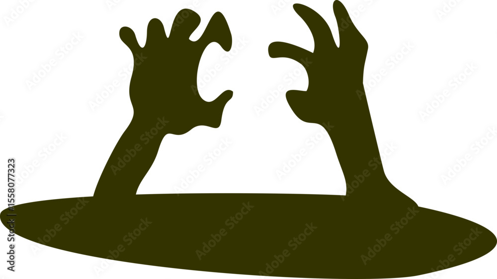 Obraz premium halloween Zombie Hands