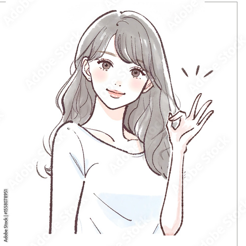 女性・女の子のイラスト素材