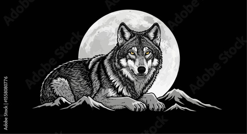 wolf vector