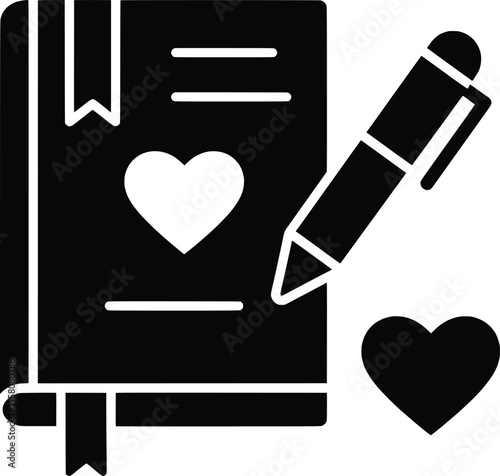 Mental Health Awareness Vector Illustration of Journaling for Self-Care