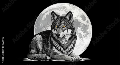 Wolf in the night