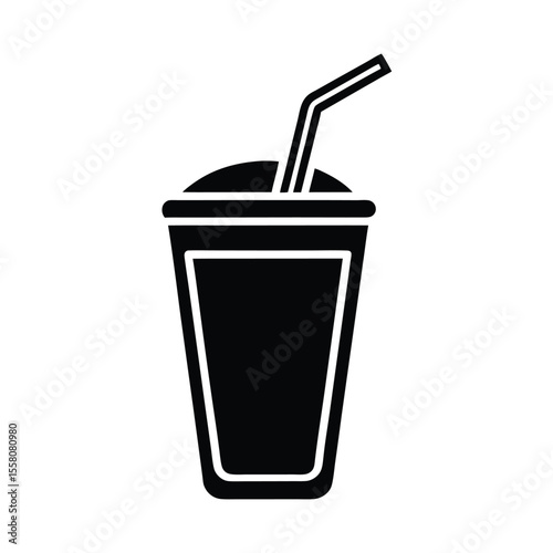Smoothie Icon Outline Vector Illustration