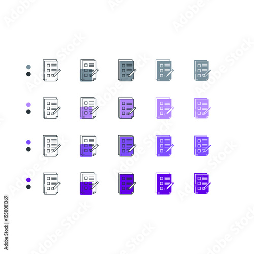 Report icon representing data summary or findings.