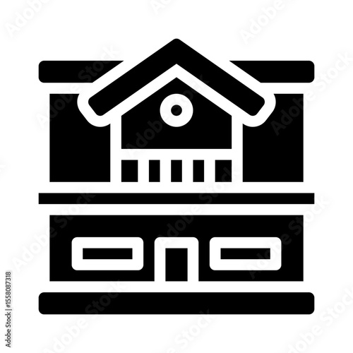 mansion glyph icon