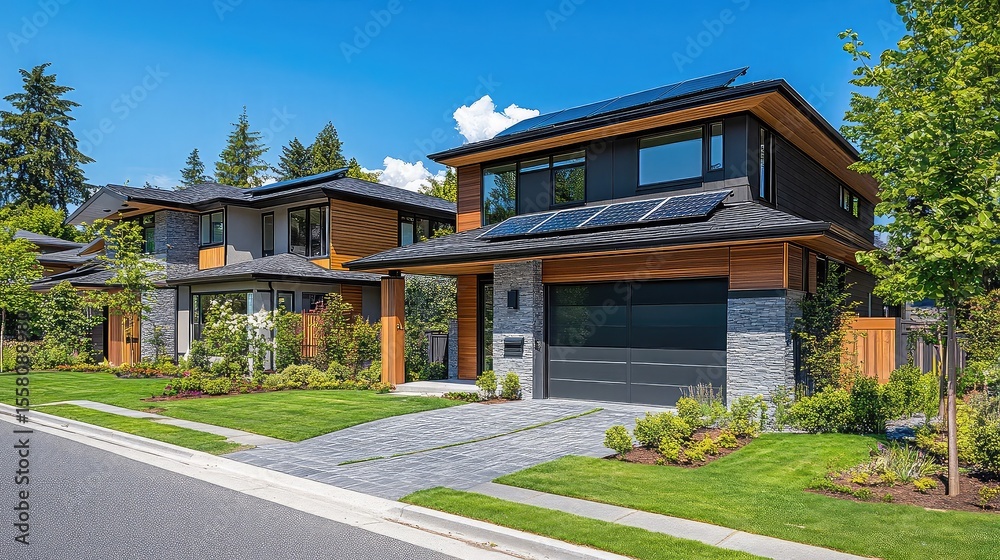 Energy-efficient Homes - Energy-efficient homes using technologies like solar panels, insulation, and smart home systems to reduce energy consumption and promote sustainable living. Energy-efficient Homes - Energy-efficient homes using technologies like solar panels, insulation, and smart home systems to reduce energy consumption and promote sustainable living.