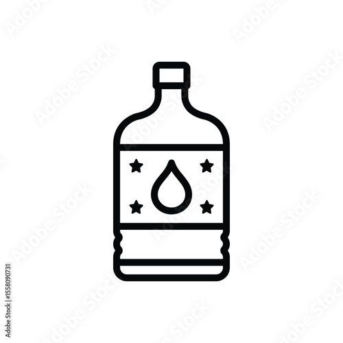 Black line icon for zam zam