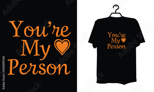 Elegant Love Message Illustration with Gold Heart Accent for Special Occasions
