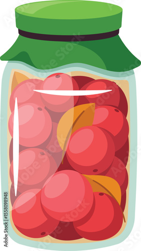 Preservation food jar for winter