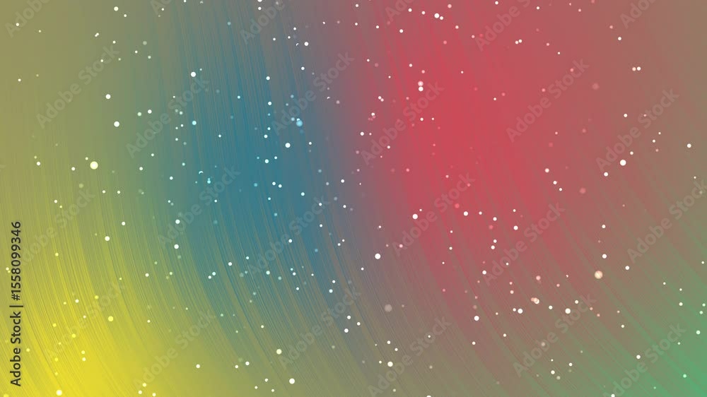 Degradê de cores com textura sutil e partículas em suspensão