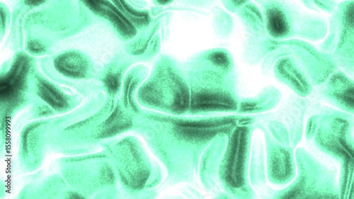 Abstract green water surface with fluid patterns, evoking tranquility and freshness