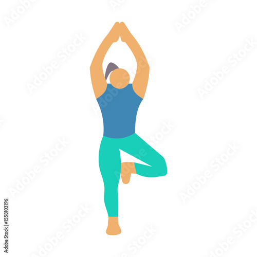 Tree Pose Icon