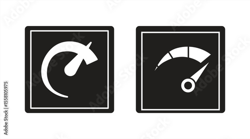 speed icon, Vector set for speed, eps 10 on white background, vector illustration.

