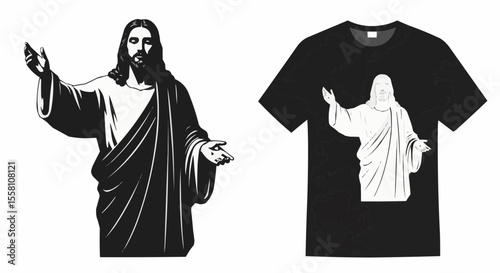 t shirt design Jesus
