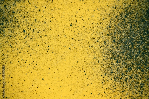 Generative AI, Lemon Yellow and Navy Particle Abstracts
