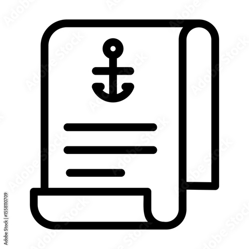sailor Line Icon