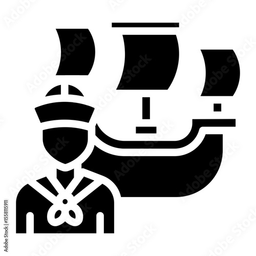 sailor Solid icon