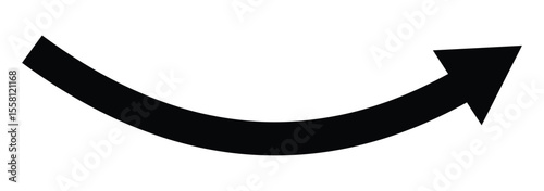 Curved arrow icons. arrow symbol collection. Arrow sign, Black arrows set on white background. arrow icon for your web site design, logo, app, UI. Vector illustrator