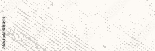 Light cream seamless grain paper texture. Vintage ecru background with dots, speckles, specks, flecks, particles. Craft repeating wallpaper. Natural white grunge surface background. Vector backdrop