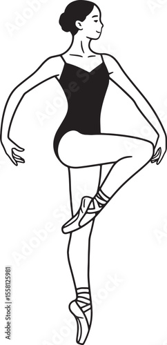 dancing day Rumba girl dance silhouette art design transparent background illustration premium quality