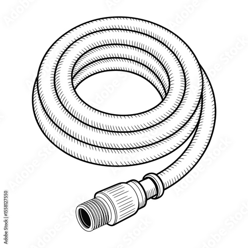 Garden Hose Outline Icon