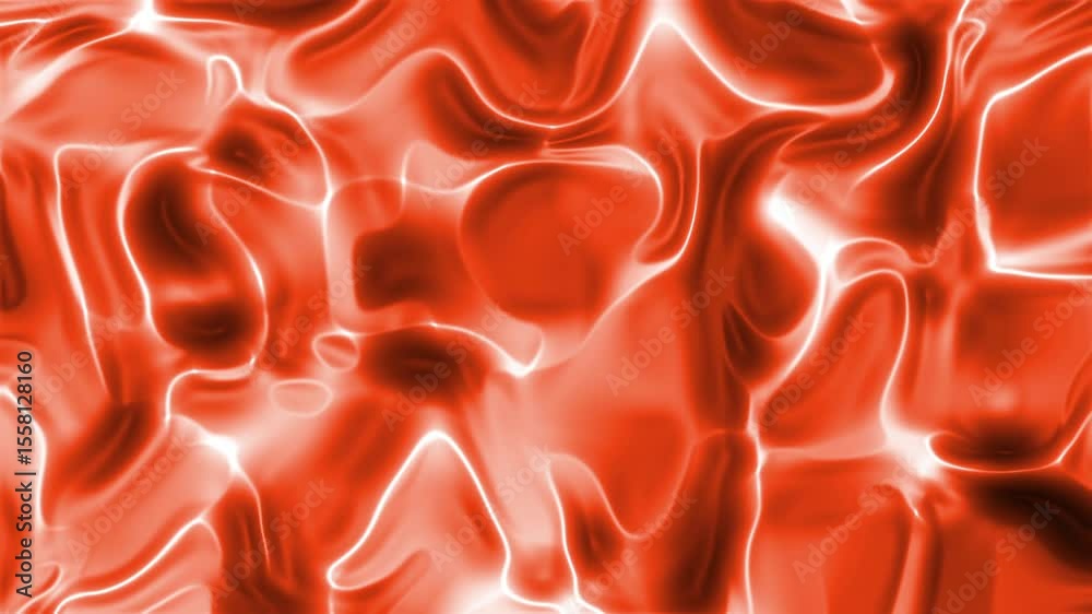 Padrão Abstrato Vermelho Fluido