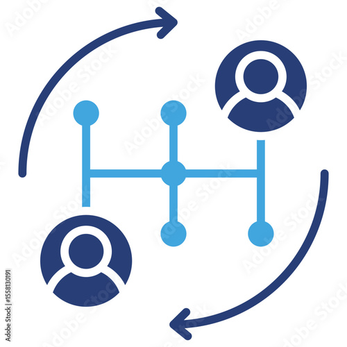 Change Management Two Color Icon